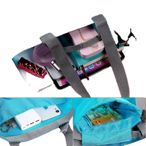 Sacs à main en nylon pour femmes, sacs à bandoulière imperméables, sacs de plage pliables en polyester réutilisables - Product Image 3