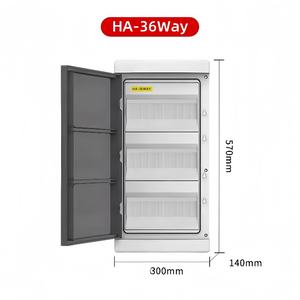 Caja de distribución IP65 <span class=keywords><strong>HA</strong></span> tipo 18 vías para interruptor de disyuntor con riel de guía - Product Image 4