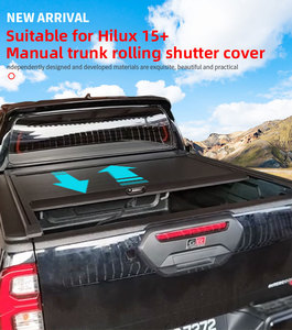 Cubierta Enrollable Manual para Caja de Camioneta Toyota HILUX <span class=keywords><strong>Navara</strong></span> NP300, de Aluminio, Impermeable - Product Image 4