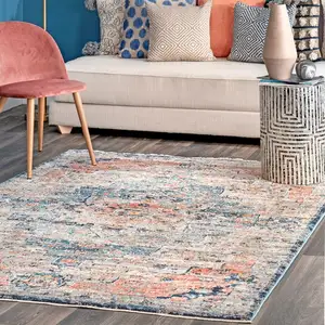Tapete persiano colorido personalizado de design barato, tapete fofo macio para sala de estar