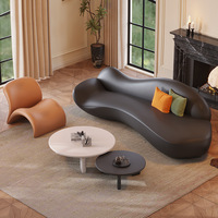Sofá de Diseño Irregular Moderno y Minimalista, Nuevo Sofá Creativo para Apartamentos Pequeños, Sala de Estar, Salón de Belleza, Recepción, Descanso