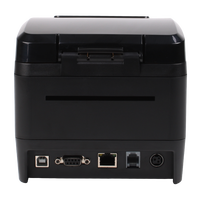Impresora de Etiquetas y Recibos Térmica 2 en 1 de 80 mm y 3 Pulgadas con Puerto USB, Impresora de Etiquetas de Escritorio