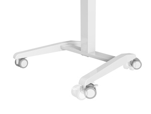 Bureau réglable en hauteur avec ressort à gaz ergonomique V-mounts, cadre métallique pliable, design moderne pour le bureau, la maison et les postes de travail - Product Image 5