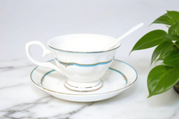 Service à thé en porcelaine fine avec coffret cadeau, tasses à espresso et latte avec anse, trouvez des tasses à thé en porcelaine fine