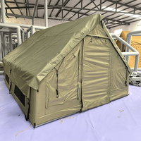 12 ㎡   Tente de camping gonflable en tissu Oxford 600D, imperméable, portable, tente de luxe pour le camping, adaptée aux aventures en plein air