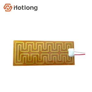 מותאם אישית 12v תעשייתי 3D מדפסת Kapton פוליimide גמיש פאי סרט חום עם תרמיסטורית