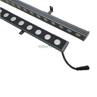 Lampes murales linéaires LED modernes en aluminium flexibles de 15,7'' 23,6'' 39,3'', étanches, pour jardin