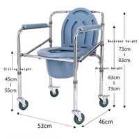 Ali Offre Spéciale chaise de toilette confortable, pliable, Portable, avec roues, personnalisé