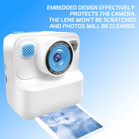 Kamera Digital Anak AiJH 2.4-inci IPS HD dengan Printer, Kamera Saku Portabel Instan, Mainan Kamera Anak