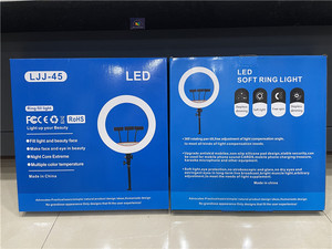 Anneau lumineux LED <span class=keywords><strong>de</strong></span> 18 pouces avec télécommande et support <span class=keywords><strong>de</strong></span> téléphone portable pour la beauté, les diffusions en direct et la photographie - Product Image 6