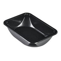 Barquettes CPET jetables en gros pour plats à emporter, résistantes au four, pour l'emballage alimentaire des compagnies aériennes, barquettes en plastique CPET pour boulangerie, salades et repas