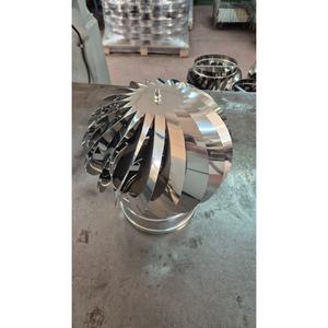 Campana de Chimenea Giratoria Impulsada por el Viento, Acero Inoxidable 304, Certificación KIWA, Diseño Industrial para Extracción de Gases de Combustión - Product Image 5