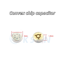 Microphone à condensateur AI-KSEN 4013 avec tube de fixation pour casque, micro concentrique 4 * 1,3 mm