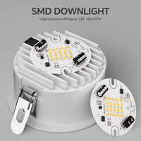 Sauvez votre lampe ronde plafonnier 50W argent or réflecteur intégré 200mm IP65 LED éclairage commercial