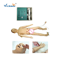 Système complet de formation aux premiers secours pédiatriques, modèle de simulation d'urgence pour enfants pour l'enseignement médical, contrôle par ordinateur