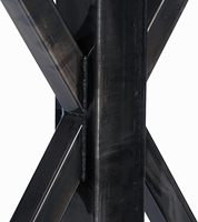 Pieds en métal pour table à manger et pieds en fer robustes pour mobilier industriel fournis