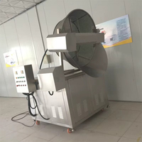 Machine à frire ronde électromagnétique pour snacks avec agitation automatique CE