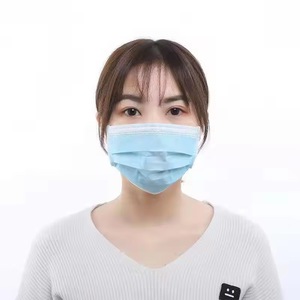 Masker bedah masker wajah sekali pakai Non-Woven Earloop biru berkualitas tinggi untuk masker grosir - Product Image 5