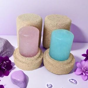 <span class=keywords><strong>D</strong></span>éodorant en cristal OEM 60g, bâton <span class=keywords><strong>d</strong></span>'<span class=keywords><strong>alun</strong></span> anti-odeur corporelle et sous les <span class=keywords><strong>aisselles</strong></span>, <span class=keywords><strong>pierre</strong></span> anti-transpirante dans un emballage en liège - Product Image 2