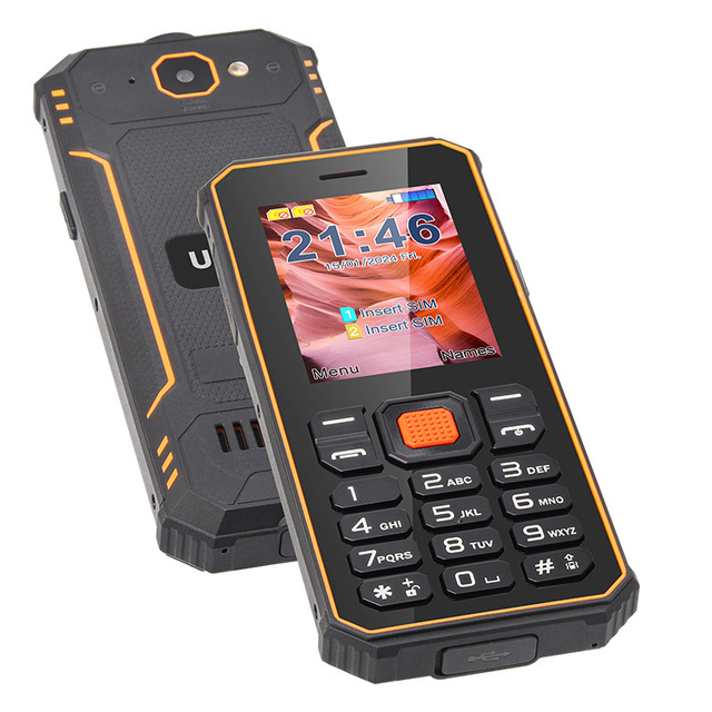 2.4 Inch Dual SIM Card GMS IP68 Waterproof Rugged Unlock Cell Phone for Outdoor Use