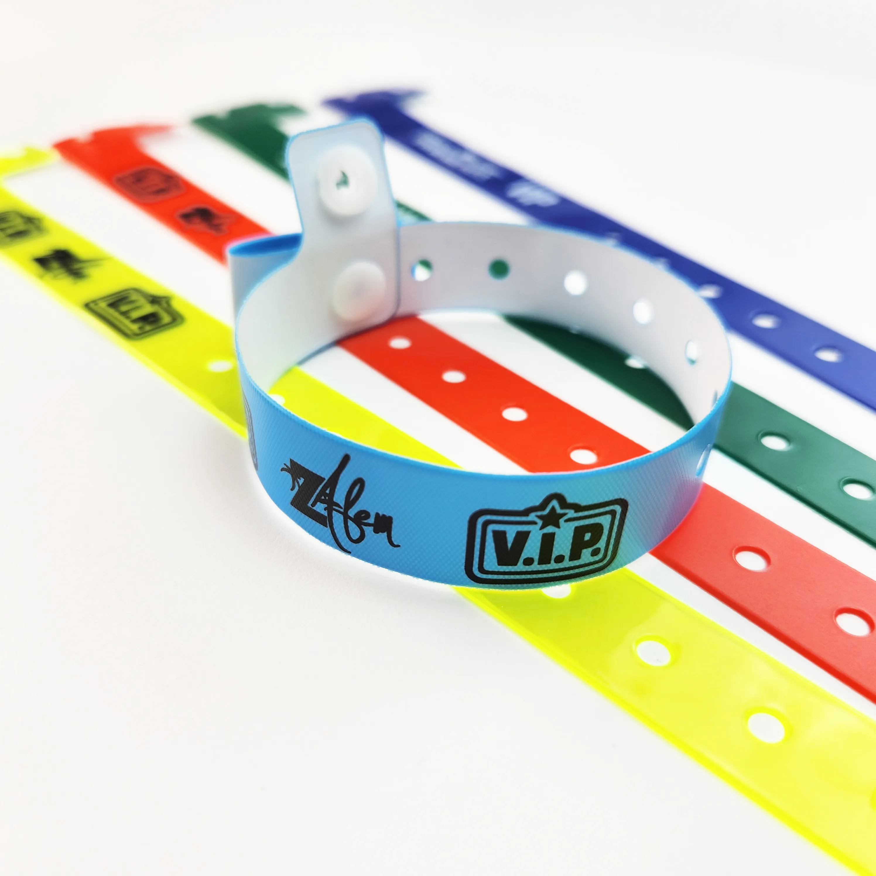 फैक्टरी थोक पदोन्नति गतिविधि घटनाओं और पार्टी कस्टम पीवीसी Vinyl Wristband