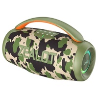 Speaker TWS Lampu RGB ZEALOT P11 50W Portabel Tahan Air IPX4 Kompatibel USB/TF/AUX Speaker Pesta untuk Ponsel untuk Berkemah