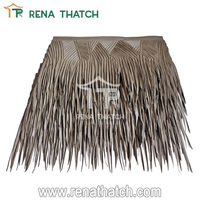 Paume artificielle d'extérieur Viva Palm Chaume synthétique en plastique Toit de chaume Gazebo Paysage Maison de paille de chaume