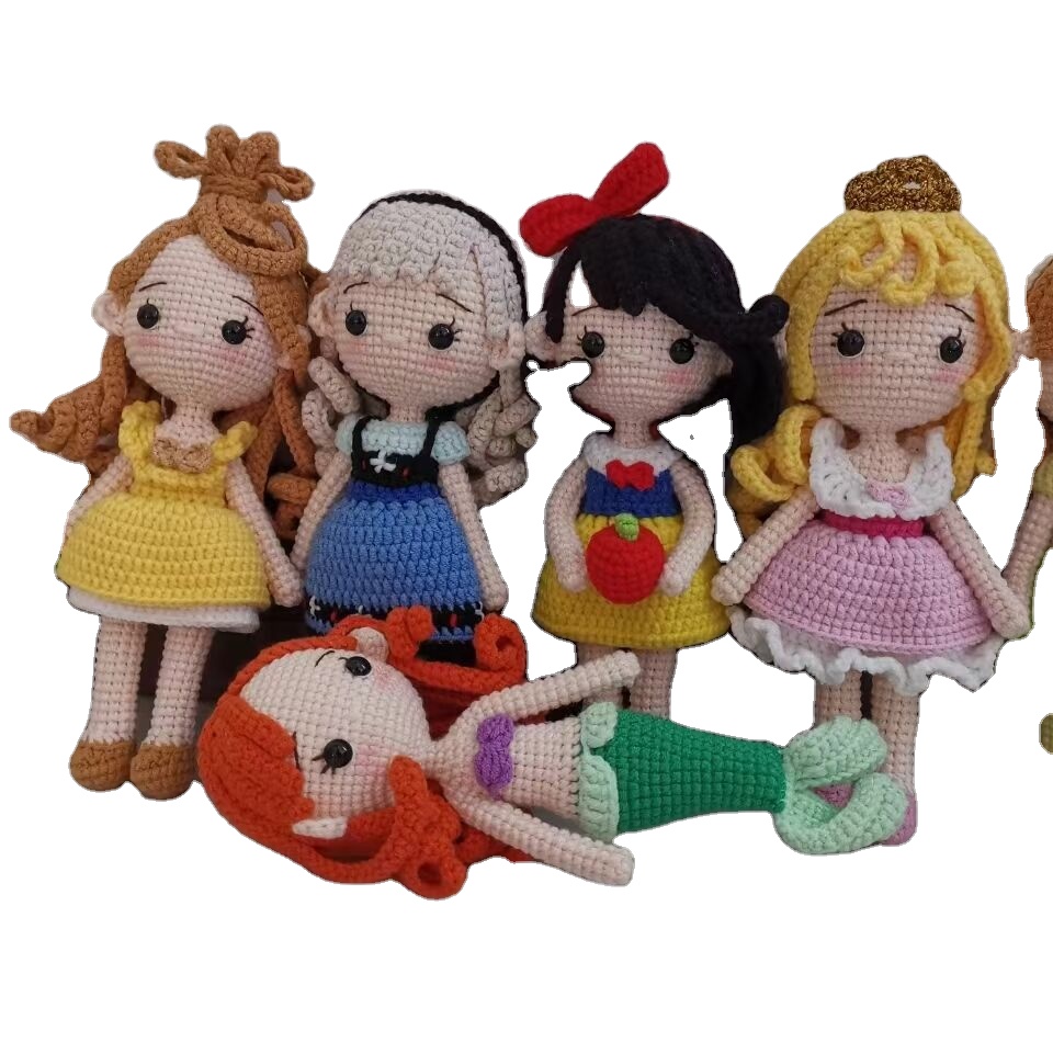 Вязаная крючком кукла Sunny, вязаные Мультяшные куклы, ручная работа, игрушка