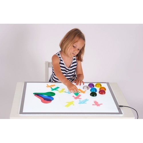 Educational Light Panel Kids Play Activities Sensory Preschool Led Light Pad Drawing Toy Light Box