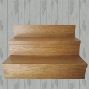 Custom Stair <strong>Riser</strong> Indoor Staircase Treads Solid <strong>Wood</strong> Stair <strong>Step</strong> Stair Treads and <strong>Risers</strong> - Product Image 6