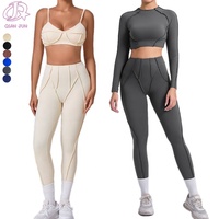2025 nouvelle mode Yoga ensemble d'entraînement de haute qualité ensemble de sport pour les femmes Slim Fit Gym costume en plein air
