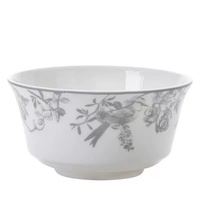 Service de table en porcelaine fine gris vert floral de luxe, compatible micro-ondes et lave-vaisselle, pour hôtels