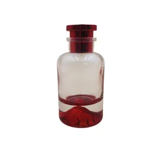 赤い底透明ガラス香水瓶15収納ファインスプレー化粧品