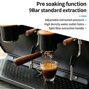Máquina de Café Espresso Semiautomática Comercial de Alta Calidad, de Dos y Tres Cabezales, para Cafetería, BS-YL Semiautomática O - Product Image 2