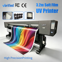Máquina UV de Gran Formato de 3.2m para Impresión en Rollo de Película de PVC Flexible, Pancartas Retroiluminadas, Calcomanías XP600
