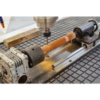 4 Axis Tafelmodel 6090 3D Cnc Router 80Mm-150Mm Roterende As Mini Kleine/Desktop Cnc Router/Reclame Cnc Desktop Machine