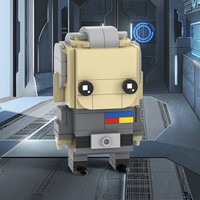 Set de Bloques de Construcción de Personajes de la Guerra Espacial, Kits de Bricolaje, Ladrillos MOC, Juguetes para Niños, Regalo, MOC2393