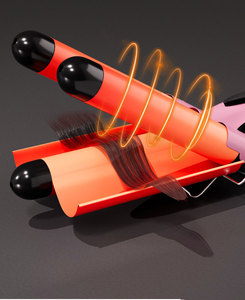 Nuevo Rizador de Pelo Profesional con Calentamiento Instantáneo PTC de 3 Barriles, Plancha de Pelo con Pantalla LCD de Temperatura para Todo Tipo de Cabello - Product Image 4