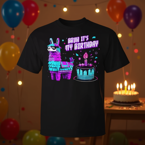 Maglietta per festeggiare il compleanno da gamer, per giovani, unisex, a maniche corte, girocollo, in cotone, per feste - Product Image 3