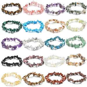 Braccialetti di Perline in <span class=keywords><strong>Pietre</strong></span> Naturali Unisex, Cristalli Curativi, <span class=keywords><strong>Chakra</strong></span>, <span class=keywords><strong>Pietre</strong></span> Irregolari, Yoga, Reiki, Antistress, Alla Moda - Product Image 2