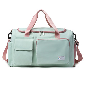 Custom Logo Oxford Fashion Waterproof Dry Wet Separation Short-Distance Zipper Closure Convenient Cheap Trolley Travel Bags - Product Image 3