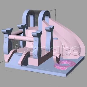 Maison gonflable <span class=keywords><strong>de</strong></span> location <span class=keywords><strong>de</strong></span> fête château gonflable <span class=keywords><strong>de</strong></span> <span class=keywords><strong>petite</strong></span> sirène avec piscine - Product Image 4
