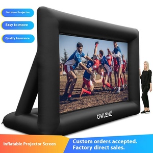 Đen vuông độ nét cao Inflatable ngoài trời màn hình chiếu di động và dễ dàng để lưu trữ quảng cáo Inflatable Logo - Product Image 5