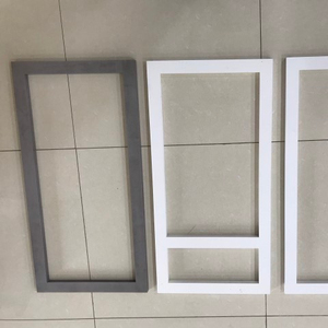 Cadre de visage peint en bois massif pour améliorer l'esthétique des armoires de cuisine - Product Image 1