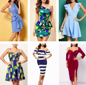 Liquidación de Fábrica: Lote de Vestidos Sexys para Mujer |   Estilos Surtidos Estampados y Lisos |   Ropa de Verano para Mujer al por Mayor Lista para Enviar - Product Image 4