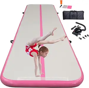 Tapis de gymnastique tapis de gymnastique crash tapis de gymnastique 8m piste d'air gonflable pour la pratique vente