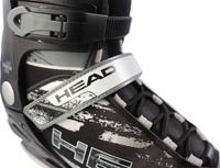 Chaussures de hockey sur glace pour hommes de la marque HEAD, modèle Raptor gris, en tissu PVC et coton, avec lame en acier inoxydable, respirantes et ultralégères