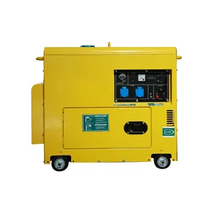 Générateur diesel silencieux portable de 7000 watts Mini générateurs diesel électriques
