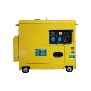 7000 Watt xách tay im lặng Máy phát điện diesel Mini Điện Máy phát điện diesel