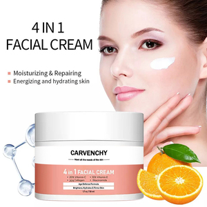 Crema per il viso Anti-invecchiamento 4 in 1 con collagene Niacinamide vitamina E idratante restringe i pori uso quotidiano rassodante lozione tonificante - Product Image 1